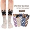 Cute Dog Socks for Women of 5 Cotton Dog Socks Funny Christmas Birthday Gifts for Women Popular Dog Gifts for Women Warm Dog Goods Funny Goods for Dog