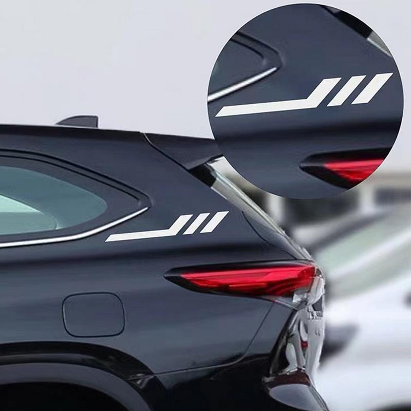 Car Body Decals Auto Decor Stickers For Rear Window Body Strong Adhesion Car StickerS For Vehicle Modification Accessories