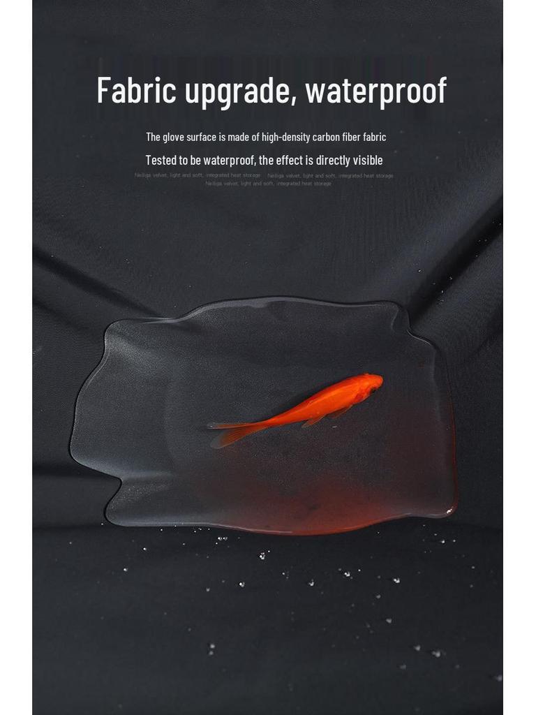 Men's Windproof Waterproof Touchscreen Winter Sports Gloves - Fingerless for Fishing & Cycling