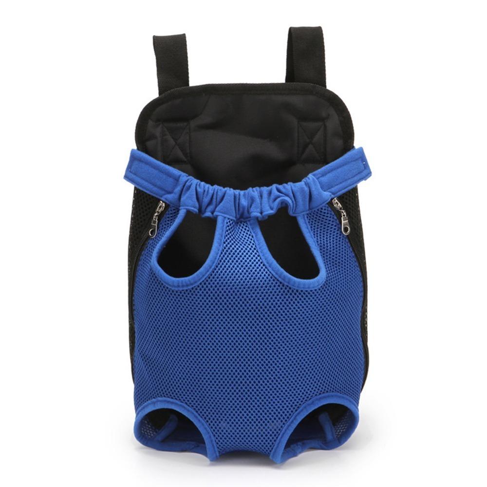 Breathable Mesh Pet Carrier Pack Dual Shoulder Strap Chest Carry Bag Cat Dog Daypack Vet Visit