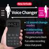 Voice Changer 12 hlasových režimů Clear Sound Change Plug Play Live Streaming Microphone Voice Modulator for Home