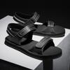 Large Size Handmade Genuine Leather Men Sandals Summer Men Beach Sandals