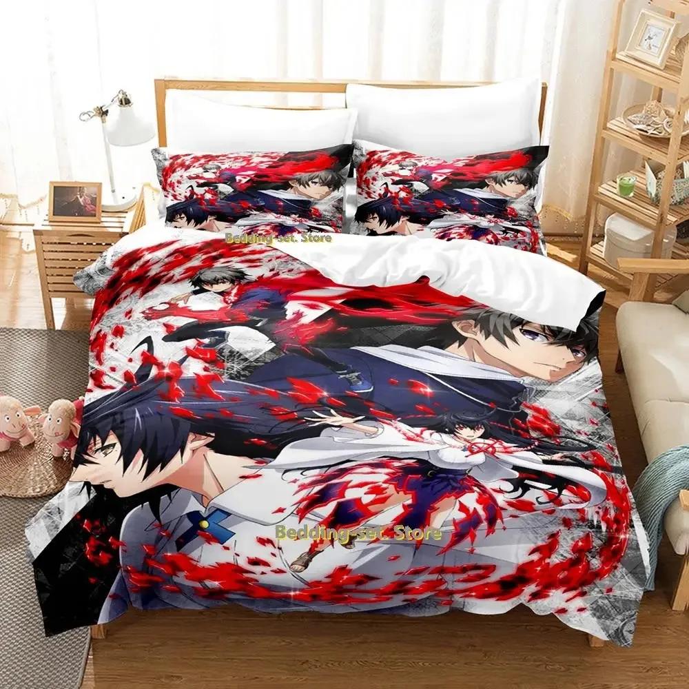 Neues Spiel Lord Of Vermillion Bettwäsche-Set Einzelbett Twin Full Queen King Size Bettset Erwachsener Kind Schlafzimmer Bettdecken-Sets Anime Bett