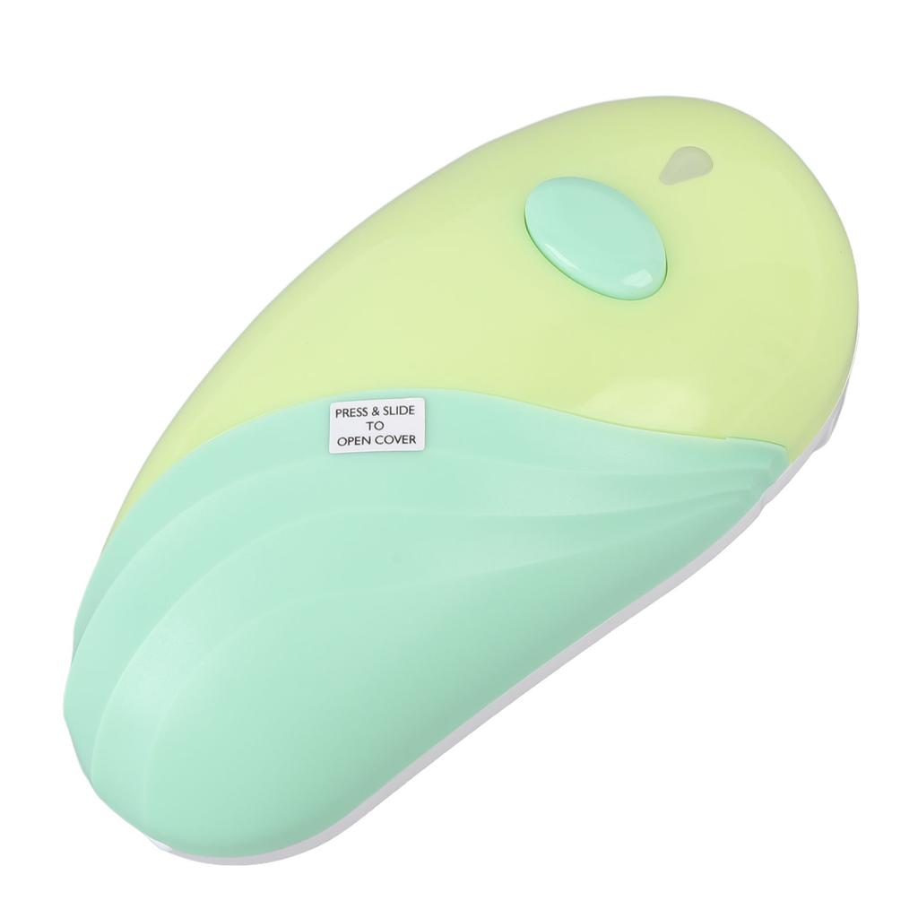 Electric Can Opener One Key Battery Powered Automatic Can Cutter for Elderly Home Kitchen Use Green