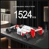 MOULD KING 10132 Formel 1 Rennwagen Modell 1:10 Super Sportwagen Baustein Technik Klemmbausatz (1524 Teile)