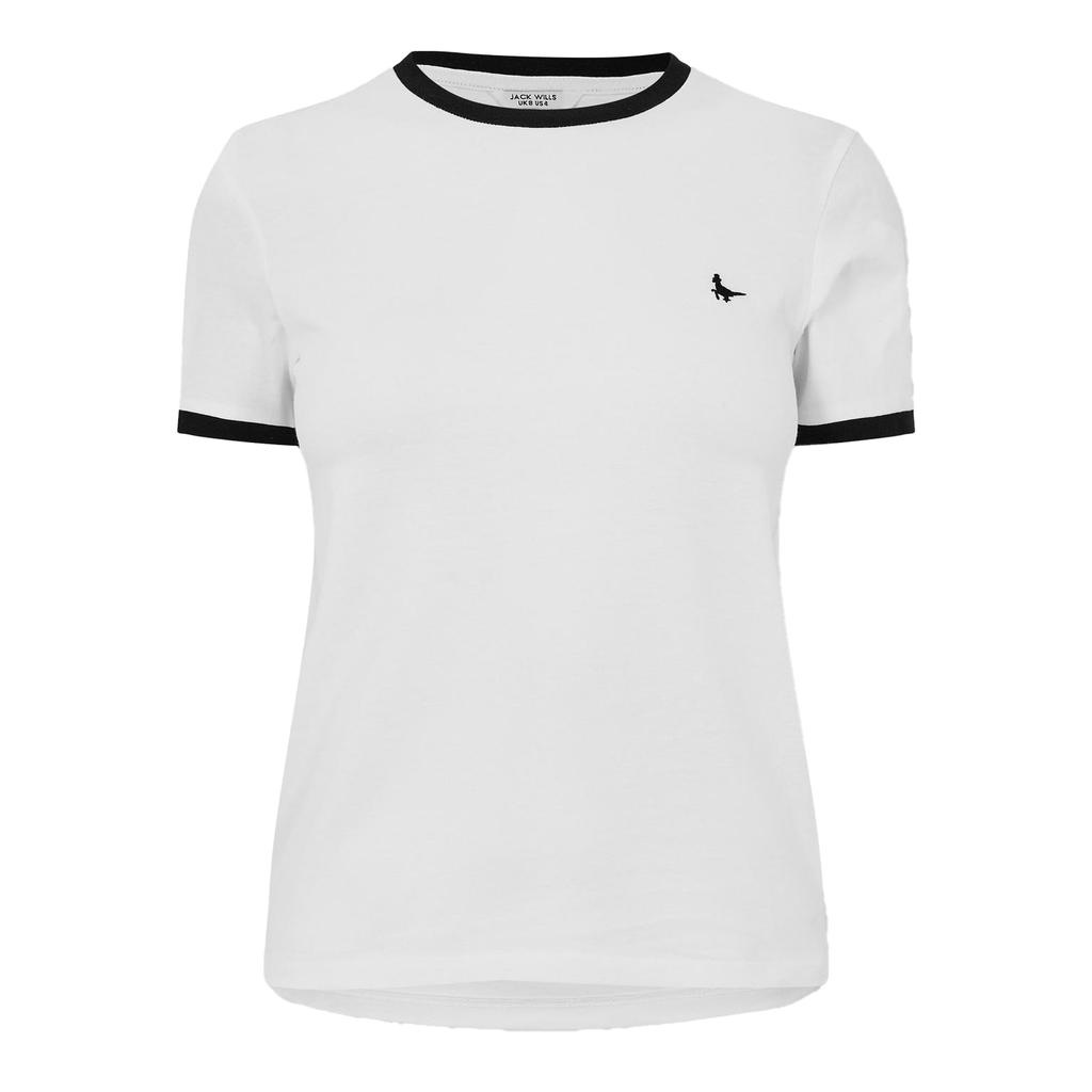 Jack Wills Womens/Ladies Trinkey Ringer T-Shirt