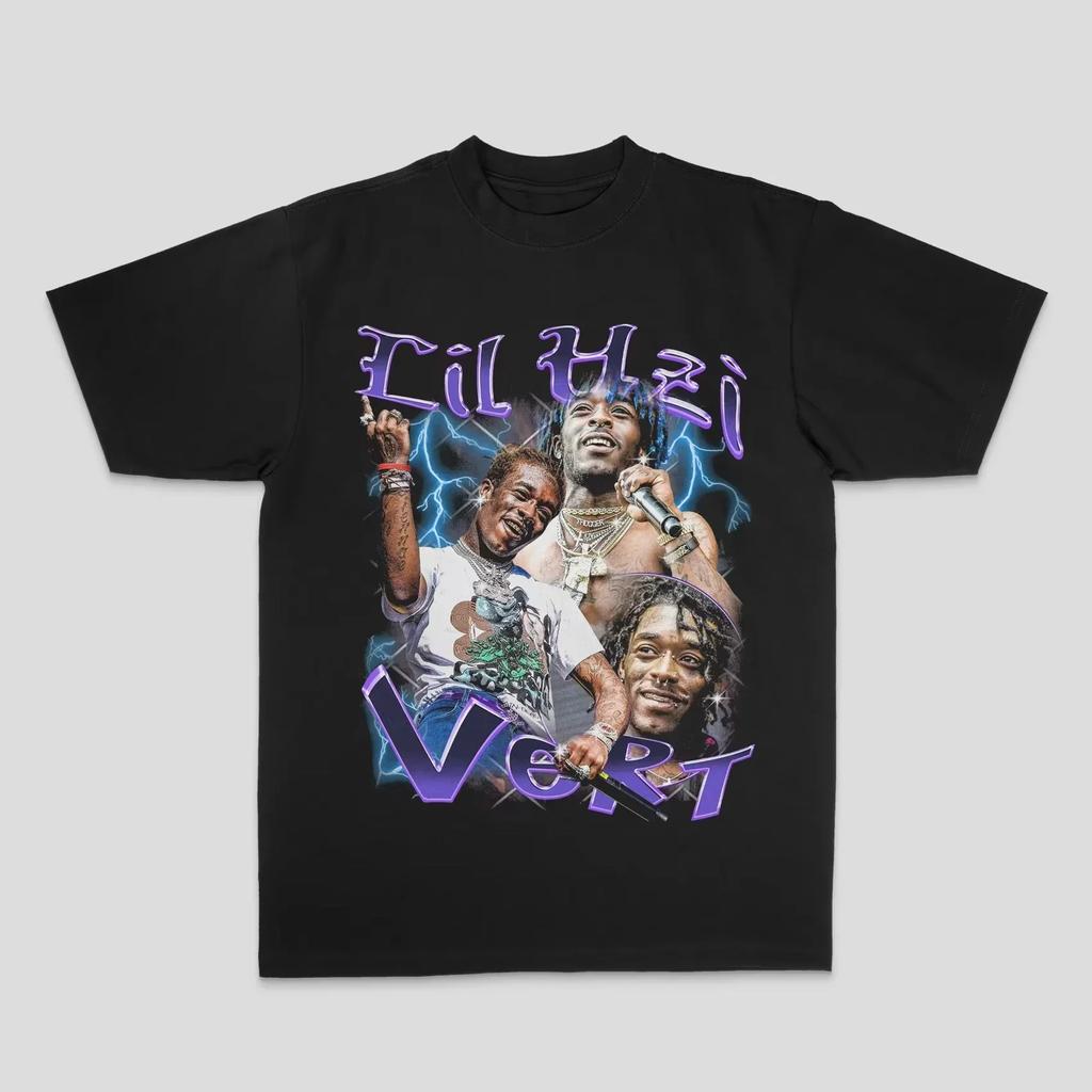T-shirt King Von Vintage Rap Tee King Von Hip Hop Stampa Grafica T-shirt Merch T-shirt King Von Oversize Pesante T-shirt Nera