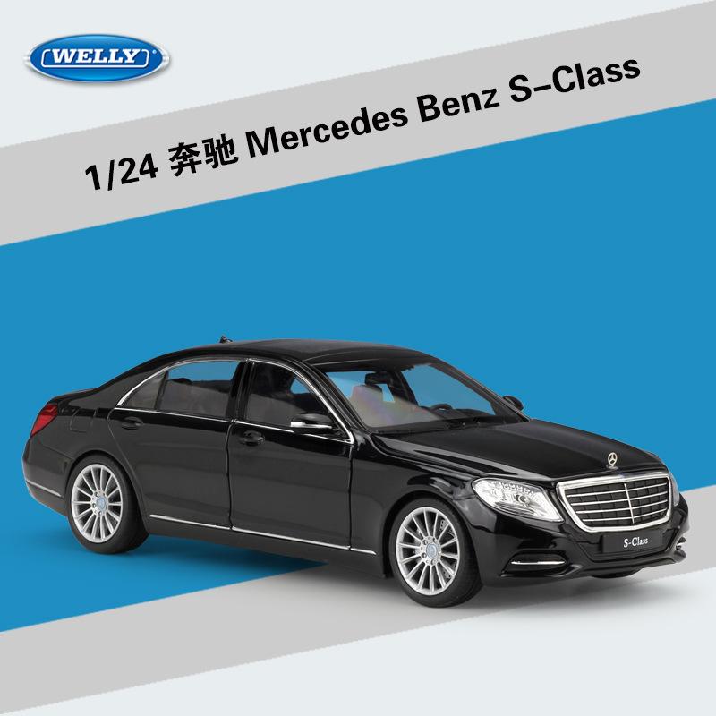 

Welly 1:24 S-class Mercedes Benz S-class S class Simulation Alloy Model Of The Car Finished Gift Toys Collection Accessories