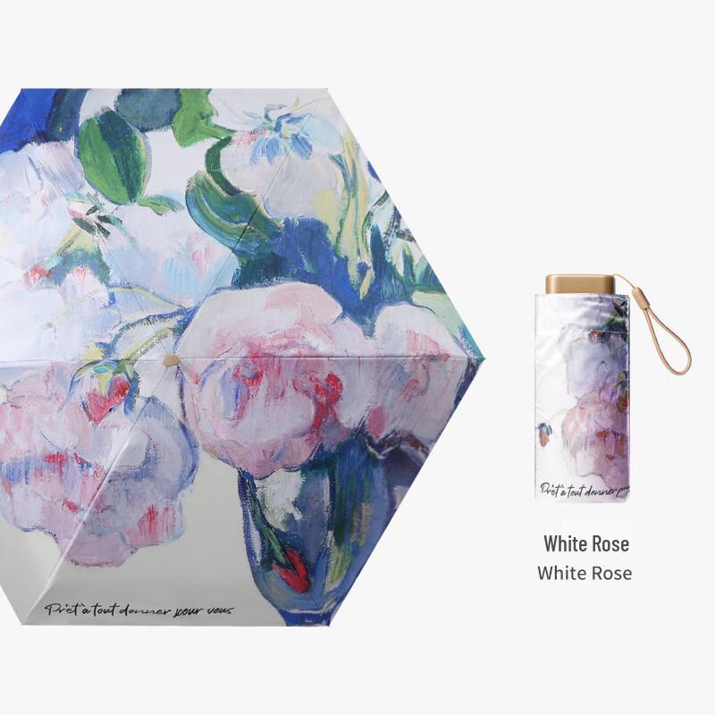 Compact Oil Painting Capsule Umbrella