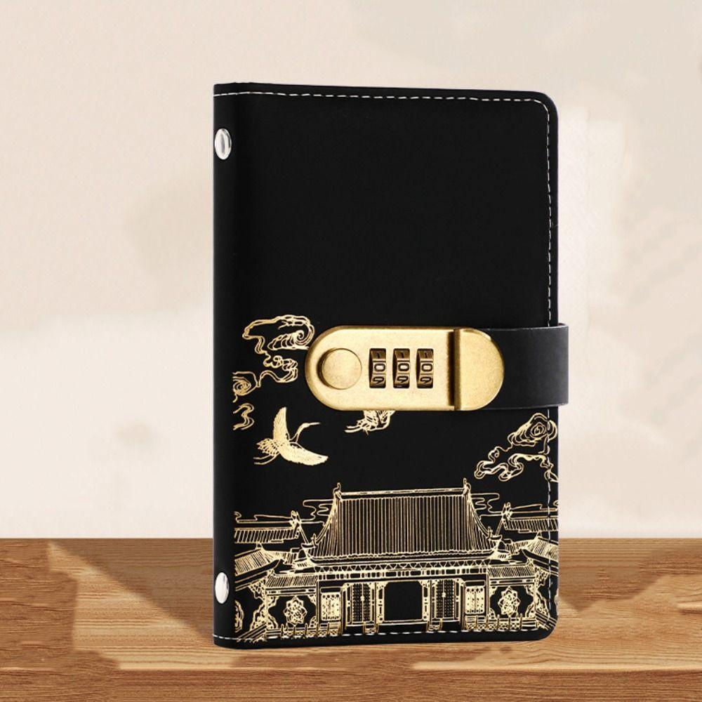 With Password Lock Saving Money Binder Wallet Storage Account Book Planner Organizer  Family