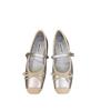 2025 Spring and Autumn New Flat-bottomed French Small Fragrant Mary Jane Single Shoes Women's Shoes Square Head Ballet Shoes
