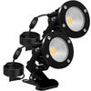Waterproof LED Clip Light, 20W (equivalent To 200W), Outdoor, Small Spotlight, 3m Cord, with Intermediate Switch, Rainproof, Okugai, Sign Light,