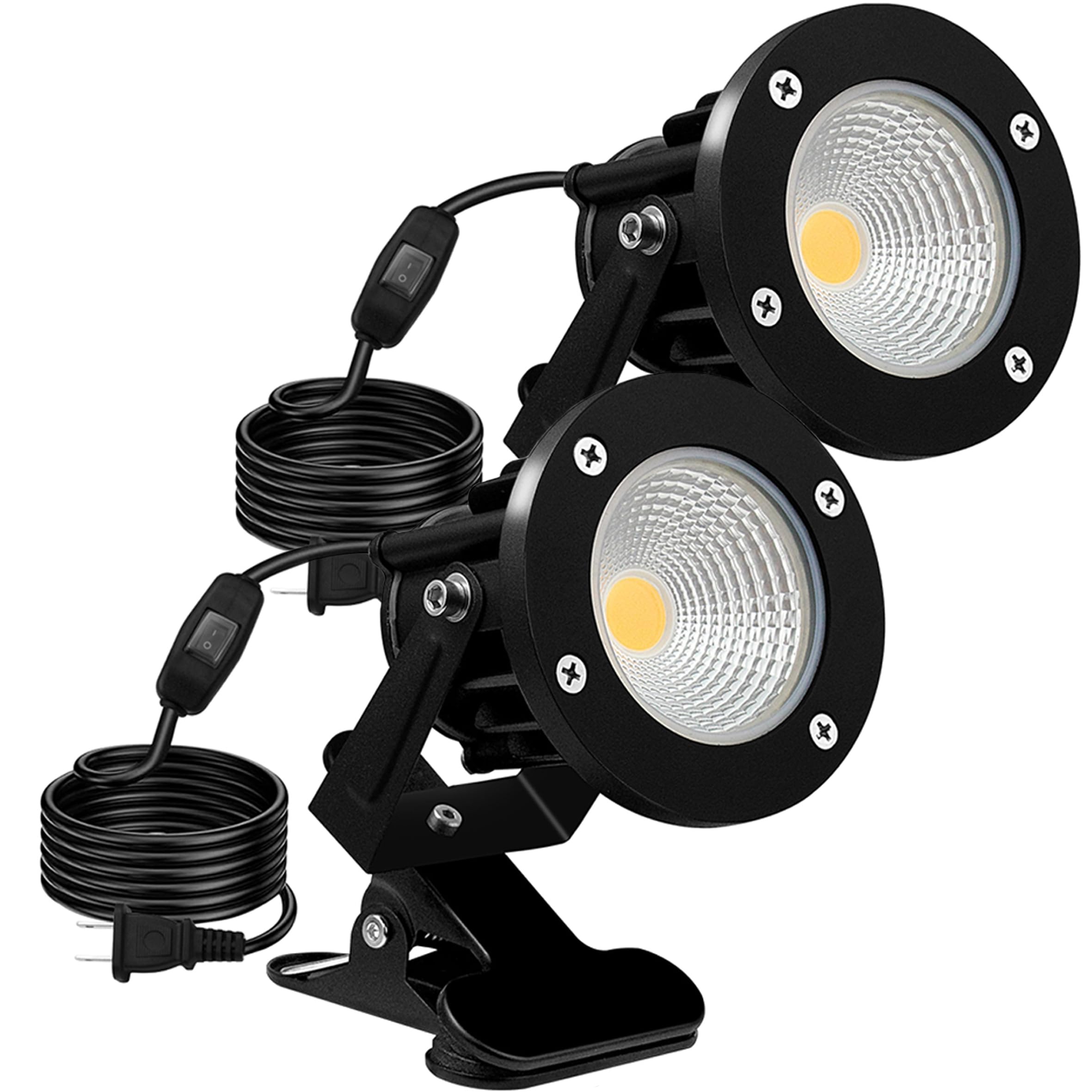 

Waterproof LED Clip Light, 20W (equivalent to 200W), Outdoor, Small Spotlight, 3m Cord, with Intermediate Switch, Rainproof, Okugai, Sign Light,