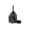 MLB Monogram Series Vintage Floral Print Letter Logo NY Yankees Polyester Bucket Bag Unisex Bags Black 3ABMS012N-50BKS