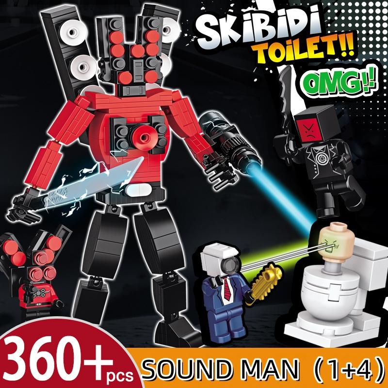 Skibidi Mutant Titan Camera Building Block Cartoon or Game Doll Kids Toys Speaker Camera Titan TV Clock Toilet Bricks Man Model