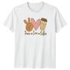 Peace Love Coffee Unisexs TShirt Coffee Gift For Her