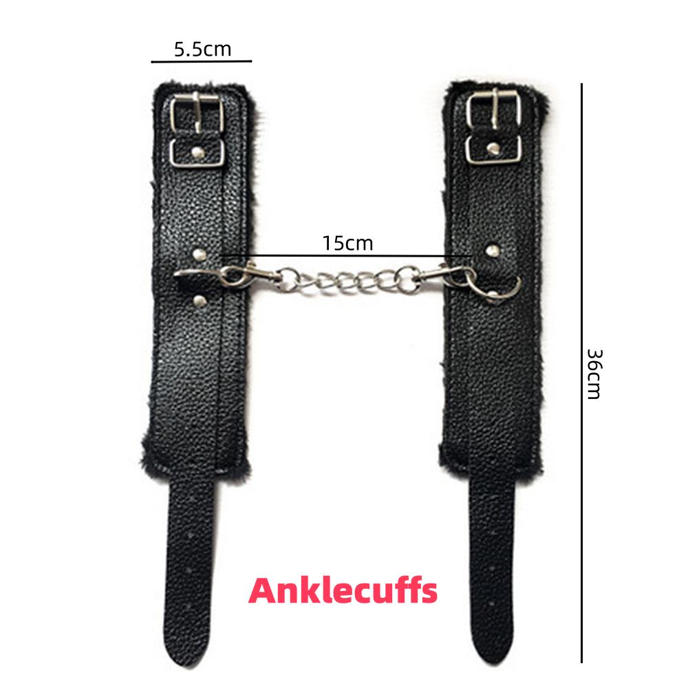 PU Leather Handcuffs Sex Bondage Restraints Wrist Hand Cuffs Product,Adult Game Toys for Women Men Products Bdsm