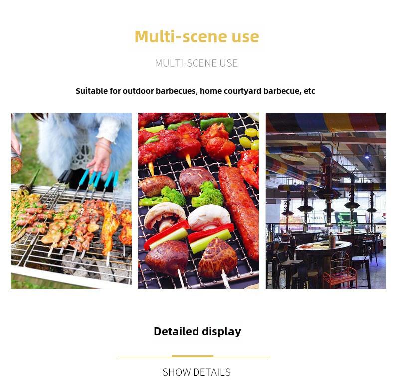 Stainless Steel BBQ Smoker Box for Outdoor Grilling and Smoked Meat