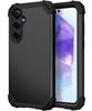 3 In 1 Heavy Rugged Armor Shockproof Case For Samsung Galaxy A13 A04S A14 A54 A15 A35 A55 5G Silicone Lining Plastic Phone Cover