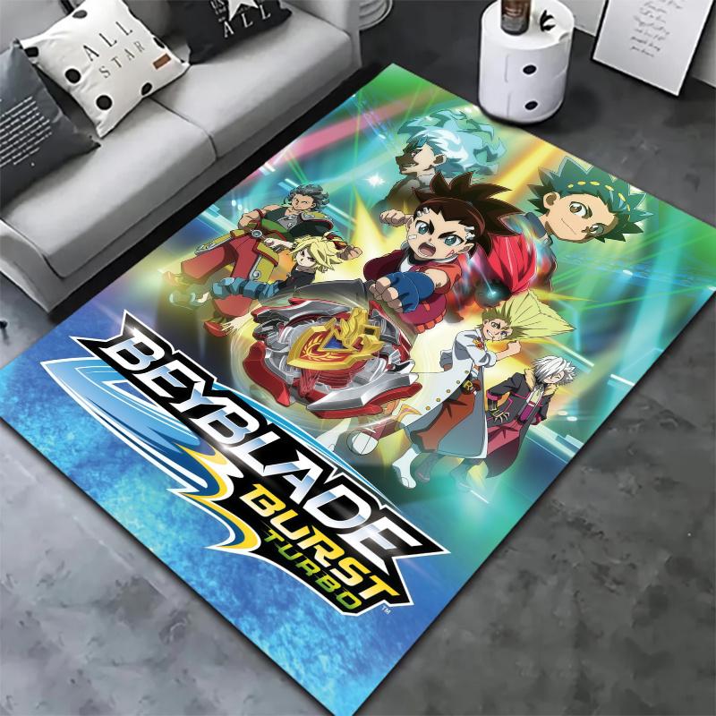 Beyblade Carpet Rug for Living Room Bedroom Home Sofa Decoration,Kids play Nonslip Floor Mat