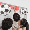 Football Pattern Paper Lantern Decorative Hanging for Room Kindergarten Classroom Holiday Festival DIY Lantern Party