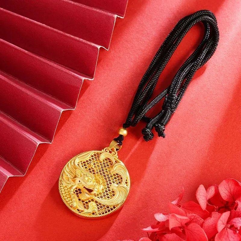 2026 High-End Unisex Drachen Goldlegierung Anhänger: Elegantes Geschenk