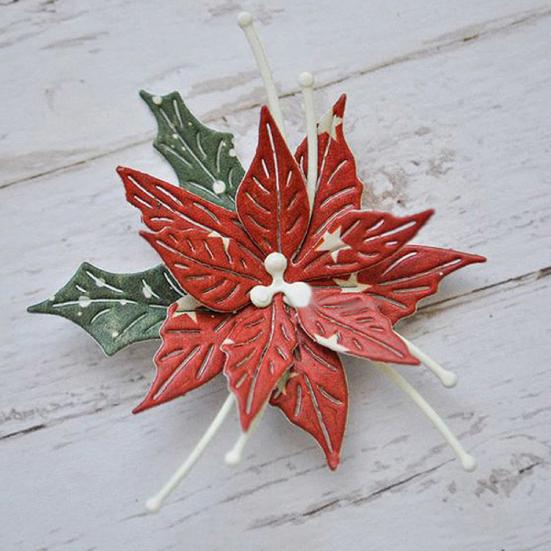 Cutting Dies Lightweight Reusable DIY Flower Metal Cutting Dies for Christmas