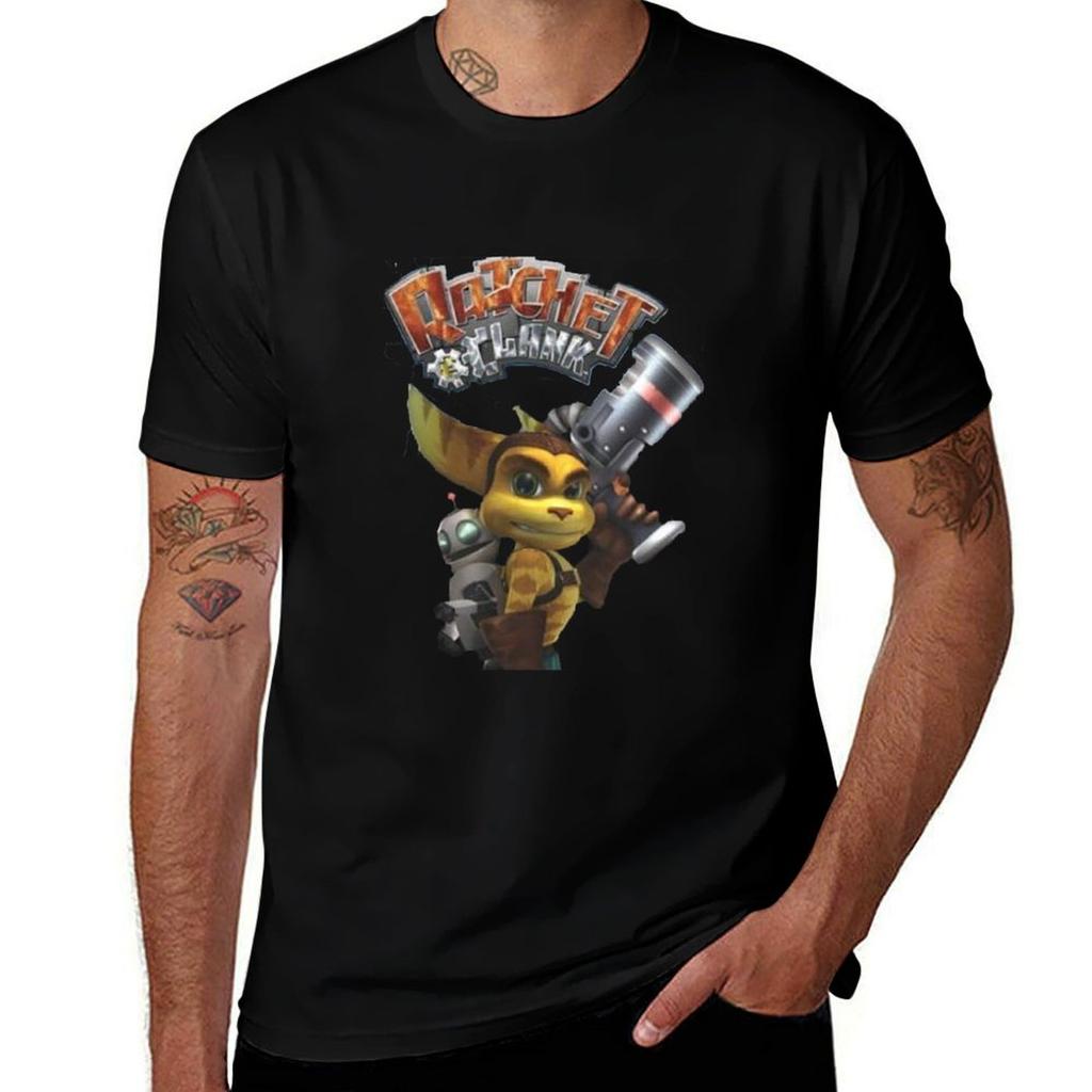 Ratchet Clank TShirt Gym Exercise Short Sleeve TShirt