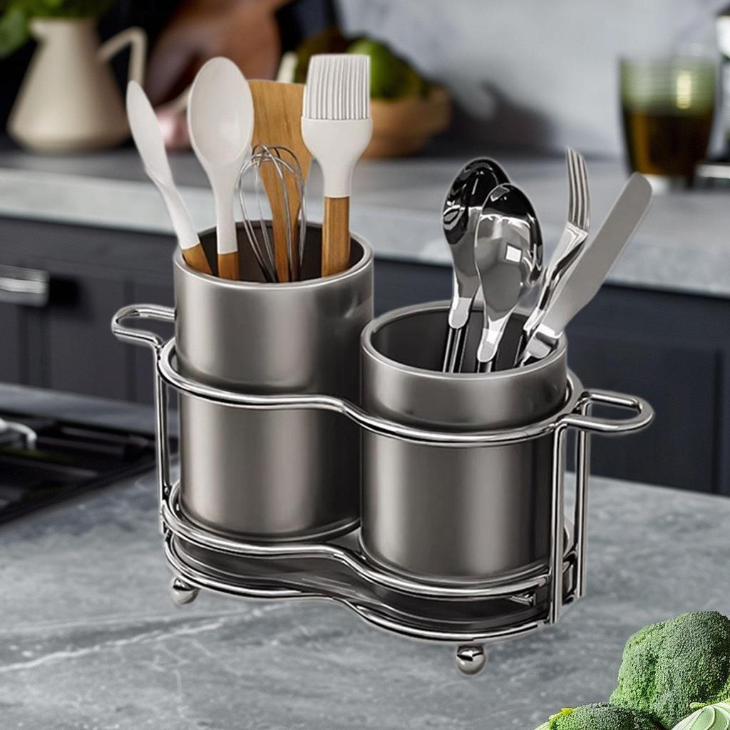 Bestekhouder Tafelblad Organizer Stevig Bestek Opslag Bestekhouder voor Tafel op Feest Restaurant Eetstokjes Vorken