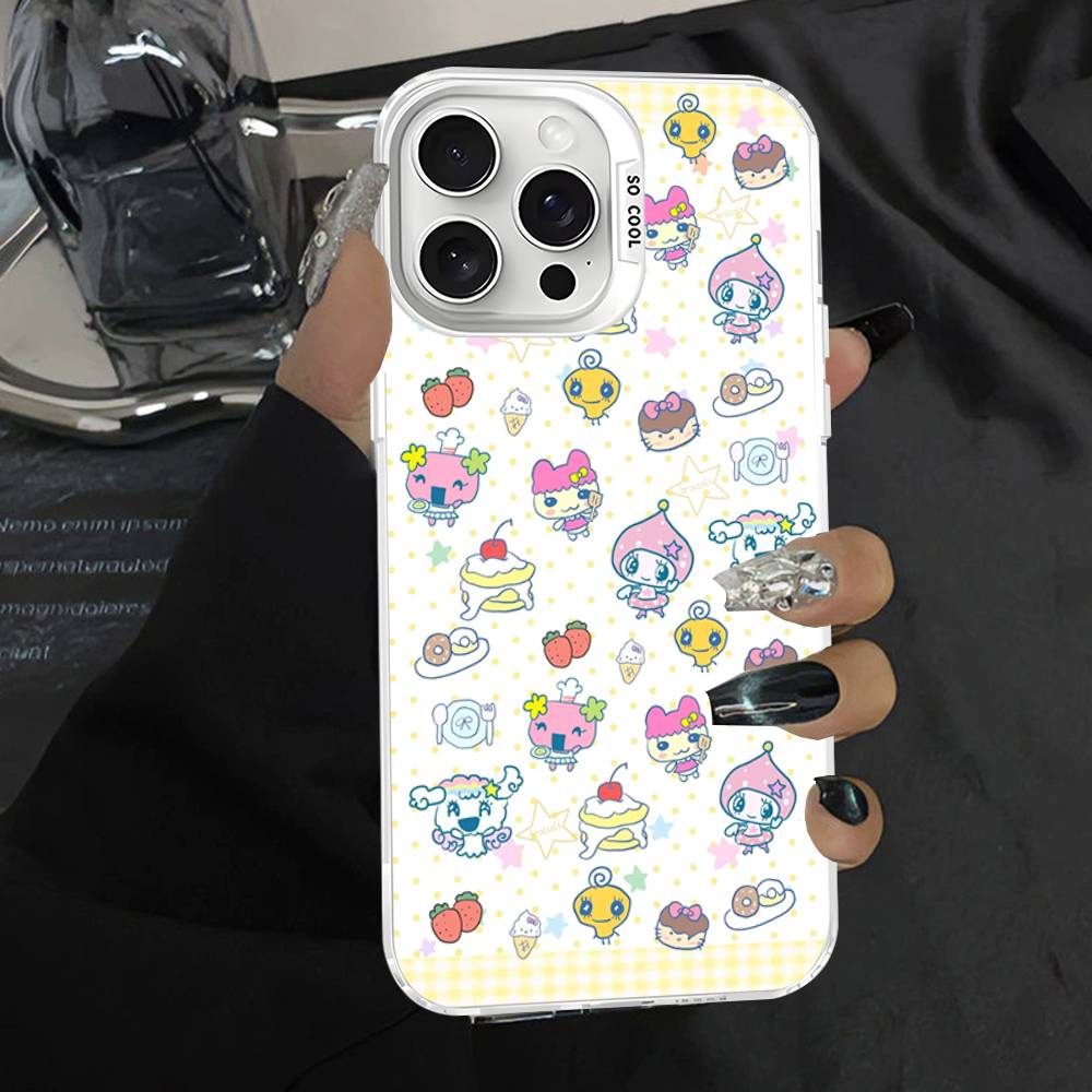 Classic T-Tamagotchi Phone Case Color Silver Shell For iPhone 17 16 15 14 13 12 11 Pro Max Plus