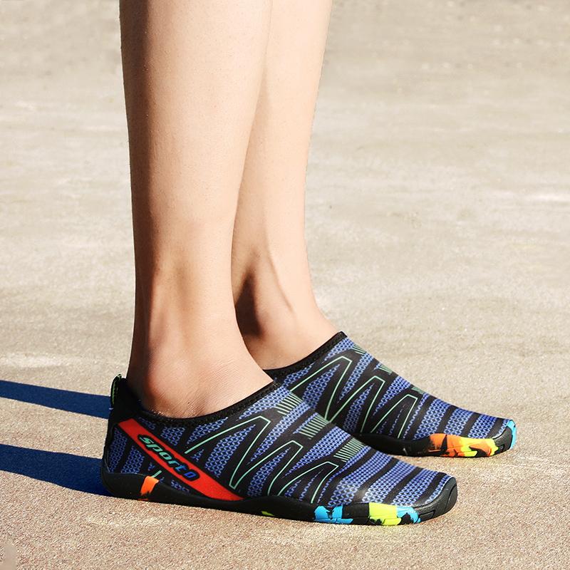 Men Women Aqua Water Shoes Quick Dry Barefoot Swim Sandals Drainage Wading Sneakers for Beach Yoga Diving Surf Camping Running