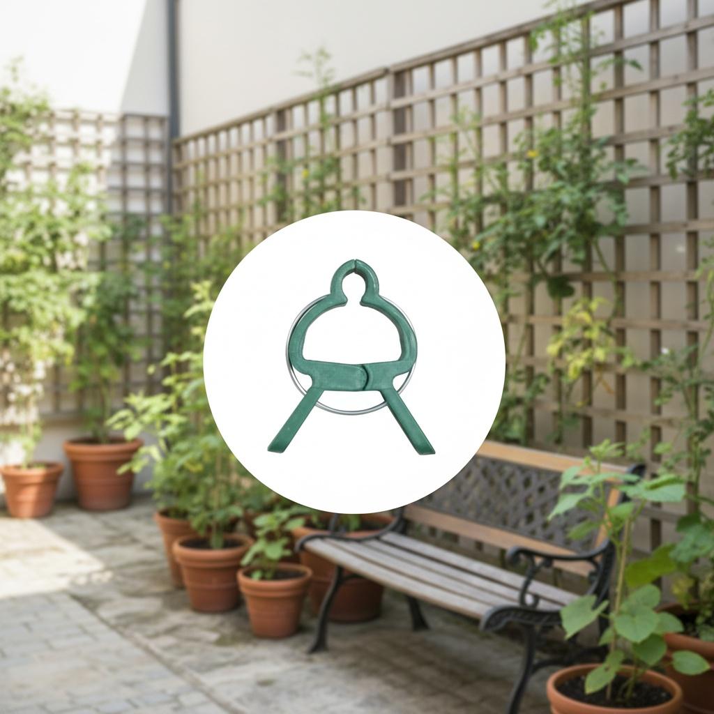 

10 Pack Adjustable Plant Clips Reusable Garden Support for Flowers Vines Vegetables Tomatoes Durable Plastic 10