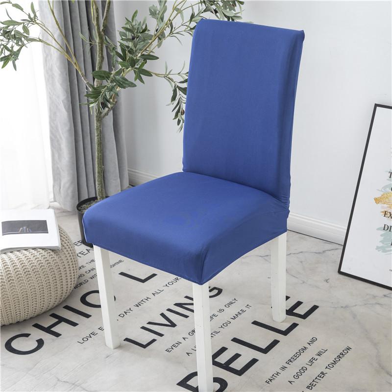 Grey Color Chair Covers Spandex Desk Seat Chair Covers Seat Protector Slipcovers For El Banquet Wedding Universal Size 1Pc