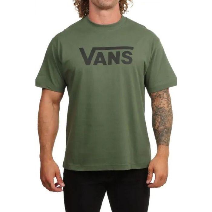 T-shirt - VANS - Classic Ss Tee - Color Green - Short Sleeves - Round Neck