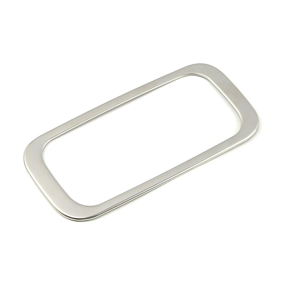 For Volvo XC60 2018 2019 2024 Car Rear Seat Water Cup Holder Frame Cover Trim Stainless Steel Interior Mouldings Sticker