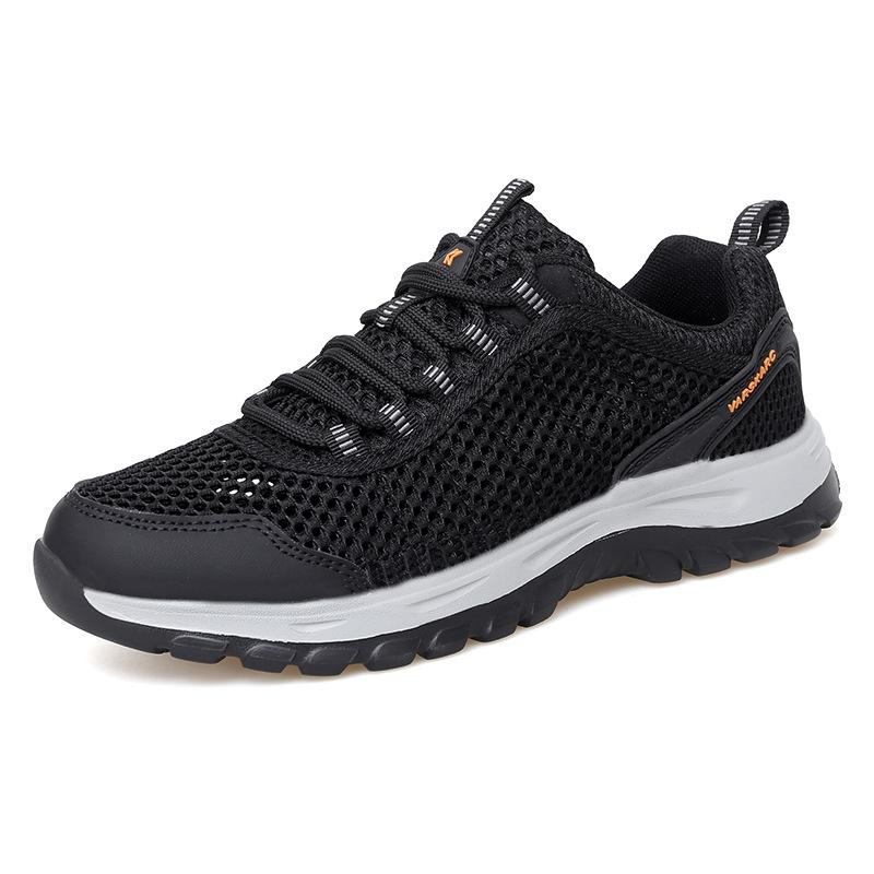 

Flying woven breathable thin hollow lightweight running shoes outdoor sports jogging shoes couple wear-resistant and non-slip casual shoes 35