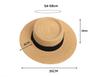 Summer Hat Women Wide Brim Straw Panama Foldable Hat Beach Sun Protection Hat