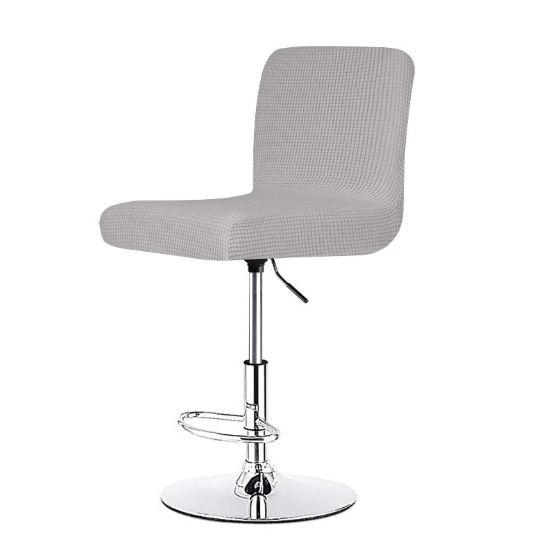 Knitted Shell Chair Cover Polar Fleece Fabric Knitted Chair Cover Short Size Living Room Seat Cover Office Bar Banquet Chair Cov