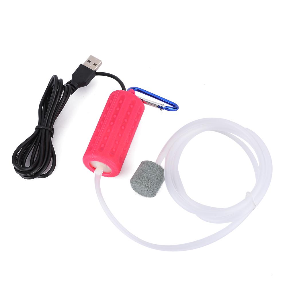 USB Charging Increase Oxygen Pump Mute Work Equipment for Fish Tank AquariumUSB air pump