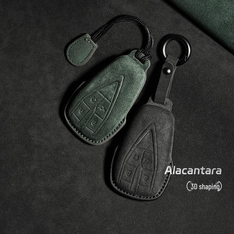 Changan CS75 Plus/CS55 Alcantara Suede Leather Car Key Protective Cover
