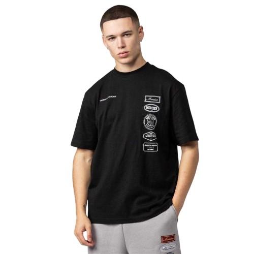 Camiseta Oversize de Cuello Redondo con Insignia Mercier para Hombre 2.0