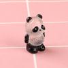 5Pcs Cute Luminous Panda 3D Resin Crafts Glow in Dark Pandas Statue Micro Landscape Figures Decorative DIY Home Ornament