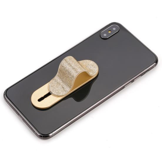 U-shaped Universal Cell Stand Back Sticker Phone Grip Finger Ring Holder Support