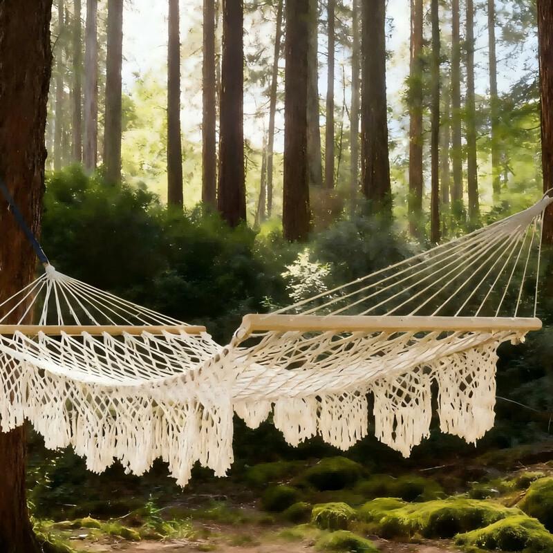 OLOEY Handmade Woven Portable Hammock