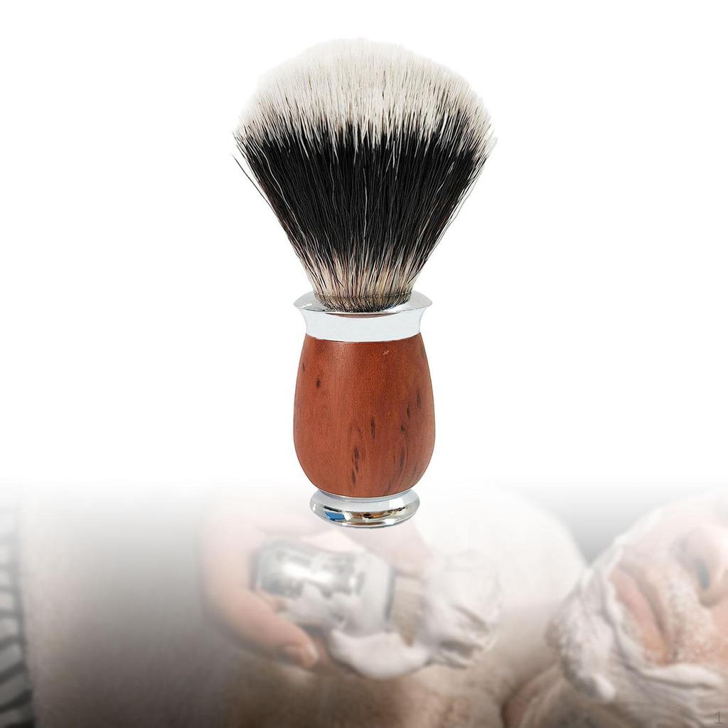 Men Shaving Brush Facial Beard Cleaning Travel Shave Accessory Classic Rich Lather Hand Crafted for