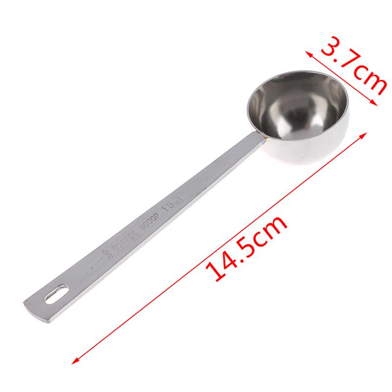 Coffee Scoop Tablespoon Exact 30Ml Stainless Steel Measuring Long Handled Spoon