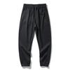 American Knitted Straight Sports Pants Men's Spring and Autumn Ankle-Tied Sweatpants Elastic Waist Pants Export Men's Casual Pants