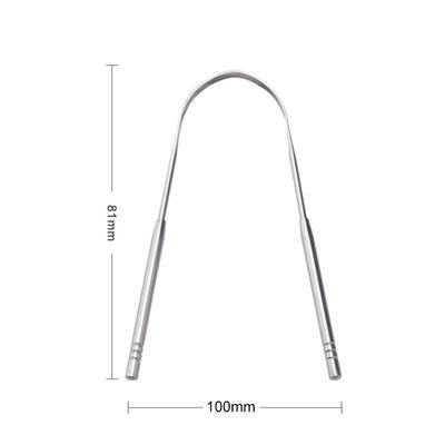 מגרד לשון 2 מארז בצורות שונות מפחית ריח רע מהפה מנקי לשון נירוסטה מתכת