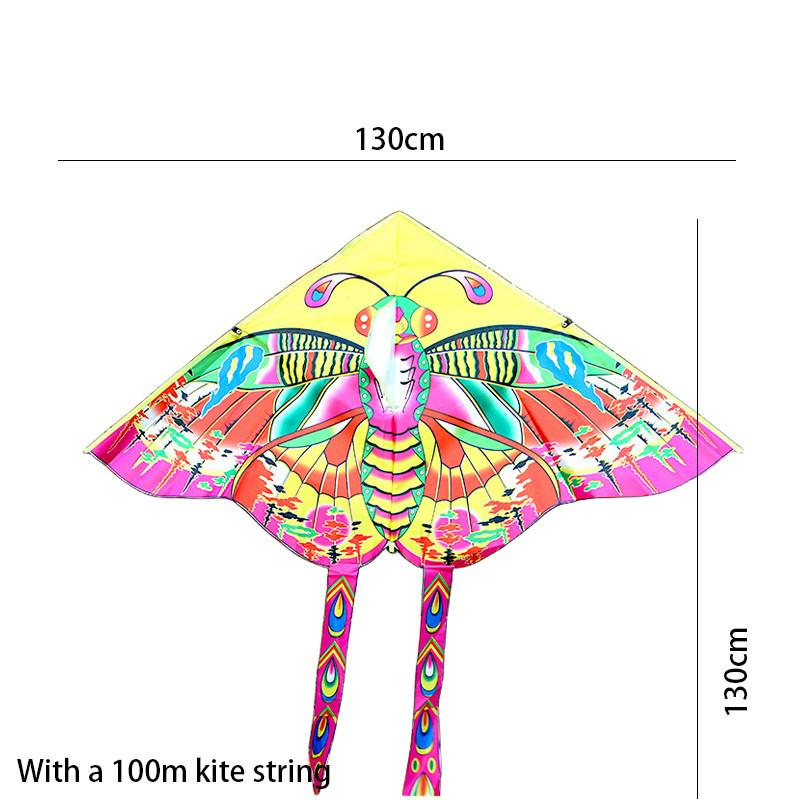 Large Rainbow Butterfly Kite Easy To Fly For Kids Weifang Kite Manufacturer