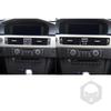 For Bmw 3 Series 2005-2012 E90 E92 E93 Piano Black Air Conditioner Outlet Plastic Plate Trim Car Interior Accessoriers Sticker